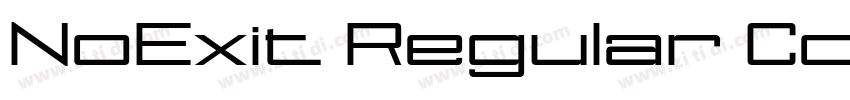 NoExit Regular Conde字体转换